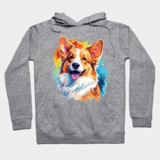 Colorful Welsh Corgi Hoodie